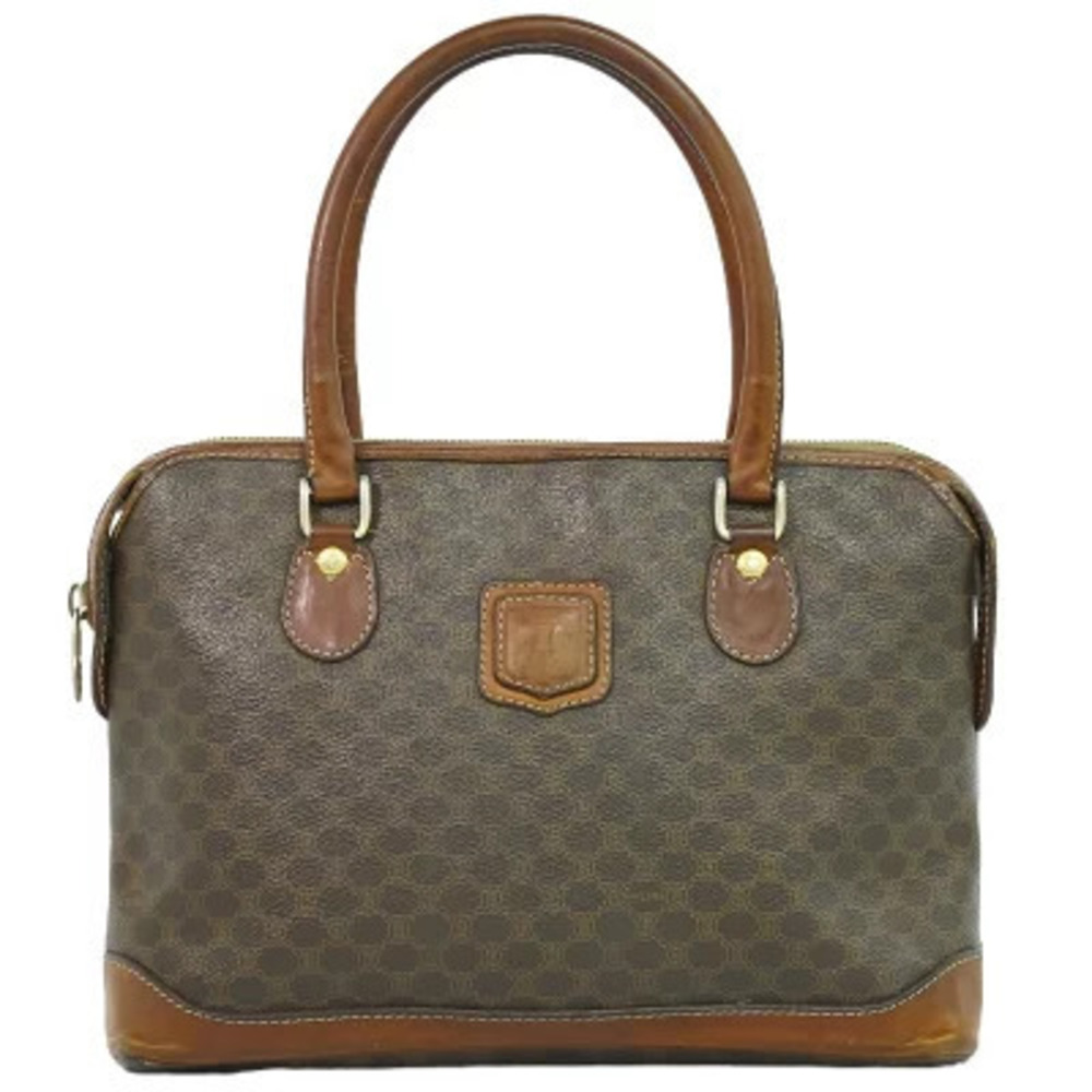 Celine Macadam Handbag Brown